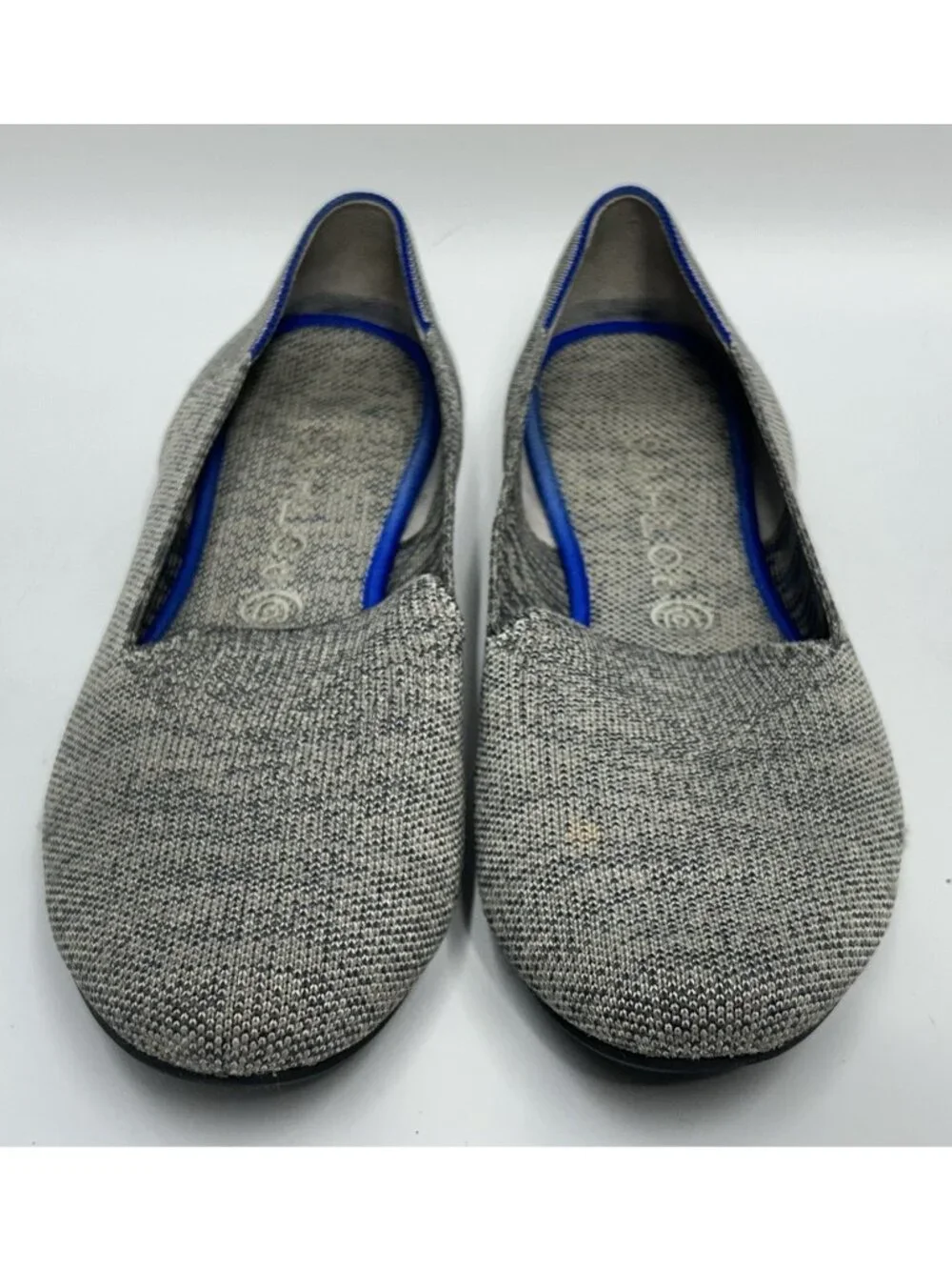 Rothy’s the loafer shoes Women’s Size 11.5 Color Taupe Heather Gray Slip On